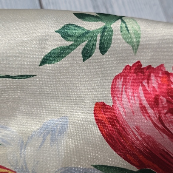 Vintage Deena Floral Lace Trim Slip Dress Sz M - Picture 11 of 13